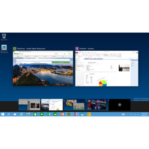 Nutzer können unter Windows 10 mehrere Desktops anlegen. (Bild Microsoft)